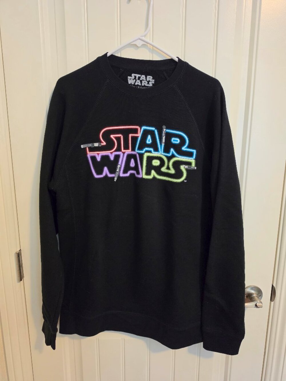 Star Wars Lightsaber Logo Sweatshirt, XL